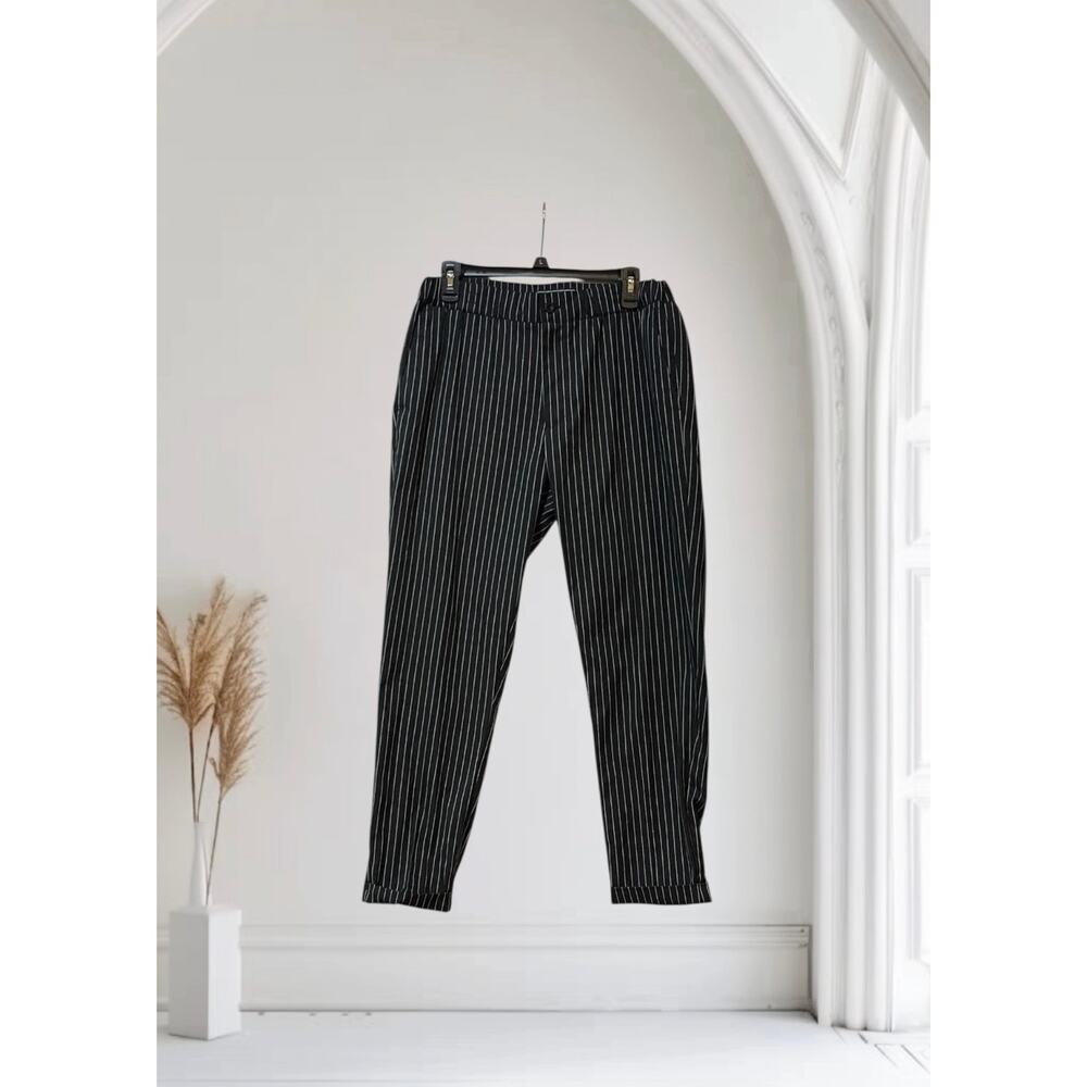 Forever 21 Men's Black and White Large Trousers